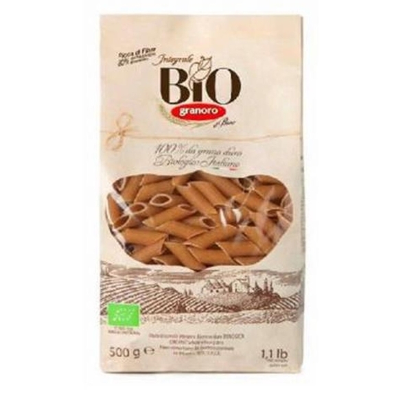 Makaron penne rigate pełnoziarnisty 500 g BIO Granoro cena 6,15zł