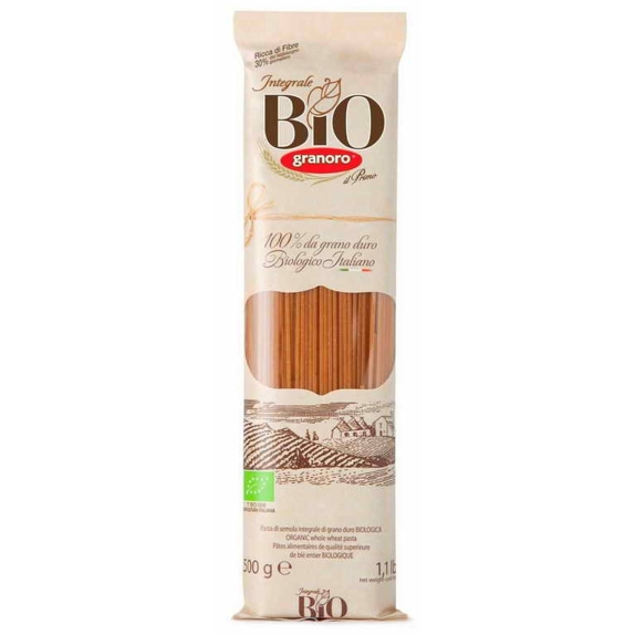 Makaron spaghetti pełnoziarnisty 500 g BIO Granoro cena 1,66$