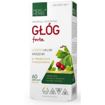 Medica Herbs głóg forte 520 mg 60 kapsułek