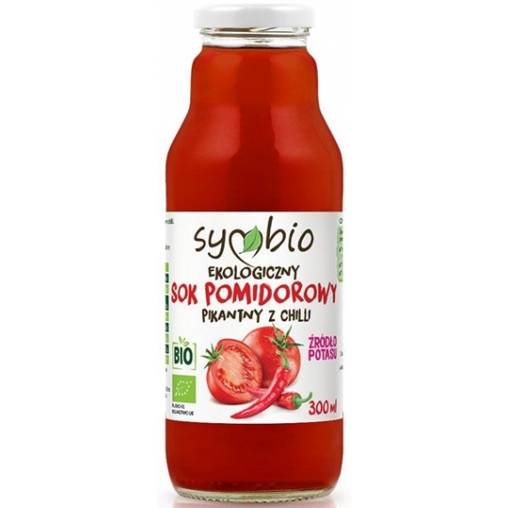 Sok pomidorowy pikantny z chilli BIO 300 ml Symbio cena 5,24zł