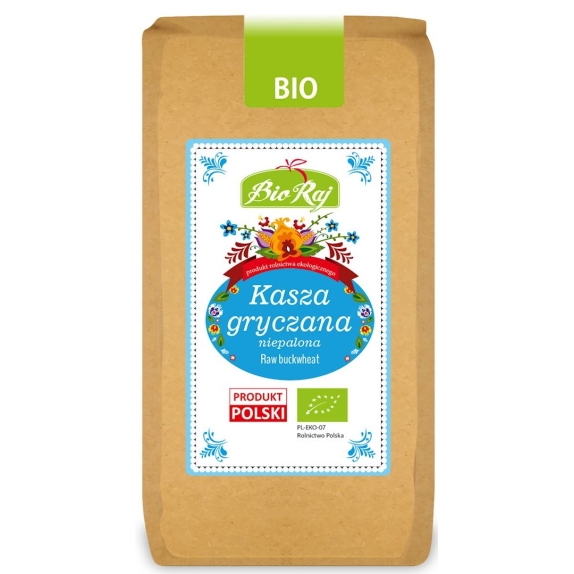 Kasza gryczana niepalona bezglutenowa 500 g BIO Bio Raj  cena 7,49zł