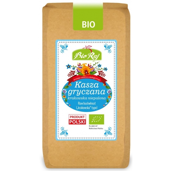 Kasza gryczana krakowska niepalona BIO 500 g Bio Raj cena €1,38