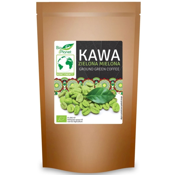 Kawa zielona mielona 250 g BIO Bio Planet  cena €6,63