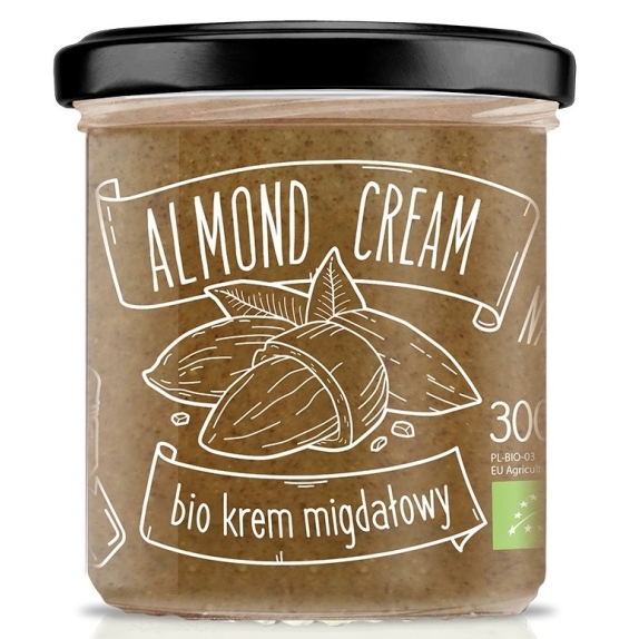 Krem z migdałów naturalnych 300 g BIO Diet Food cena €8,78