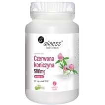 Aliness czerwona koniczyna ekstrakt 8% 500 mg 90 vege kapsułek