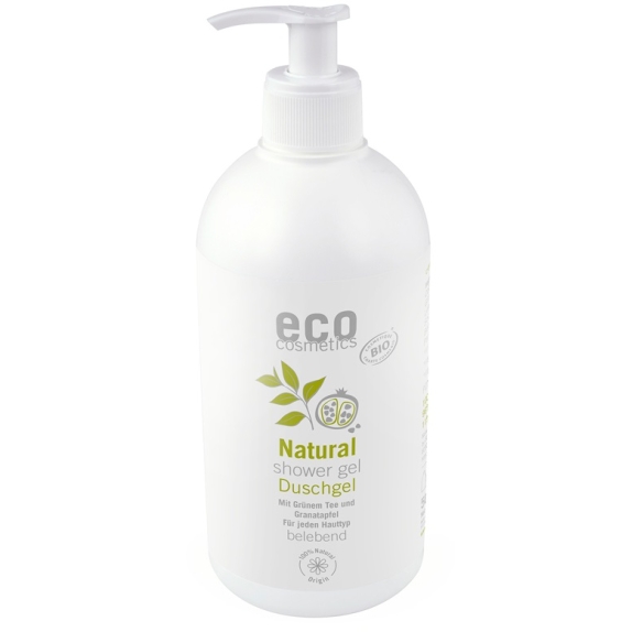 Eco cosmetics żel pod prysznic zielona herbata i owoc granatu 500 ml cena 14,23$