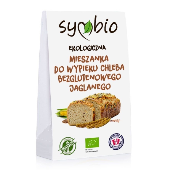 Mieszanka do wypieku chleba bezglutenowego jaglanego BIO 430 g Symbio cena 11,45zł