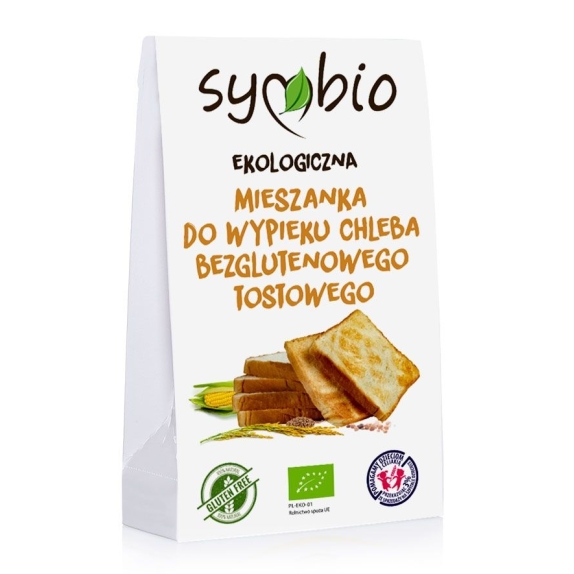 Mieszanka do wypieku chleba bezglutenowego tostowego BIO 450 g Symbio cena 9,99zł