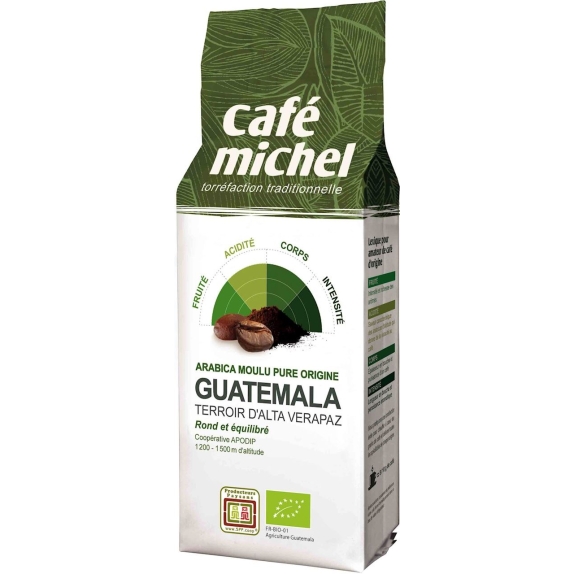 Kawa mielona Arabica 100% Gwatemala fair trade BIO 250 g Cafe Michel  cena 9,14$