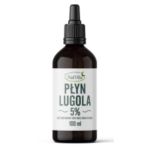 Płyn Lugola 5% JOD Nieorganiczny Czysty 100 ml Natvita 