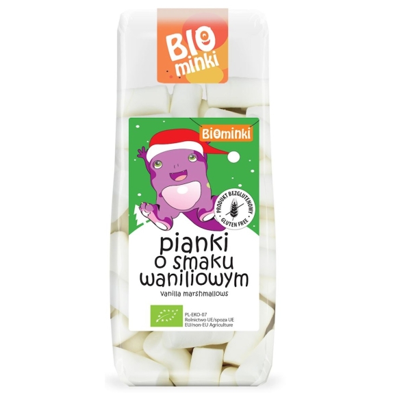 Pianki o smaku waniliowym bezglutenowe 120 g BIO Biominki EDYCJA ŚWIĄTECZNA cena 13,45zł