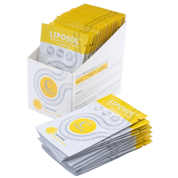 Liposol™ Liposomalna witamina C buforowana 1000 mg x 40 saszetek Aliness cena 16,17$