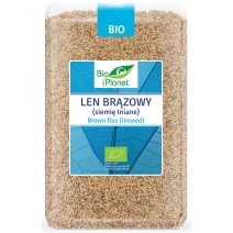 Len brązowy (siemię lniane) 2 kg BIO Bio Planet 