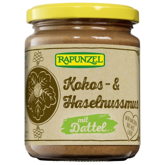 Krem kokosowo-orzechowy z daktylami BIO 250 g Rapunzel  cena €6,16