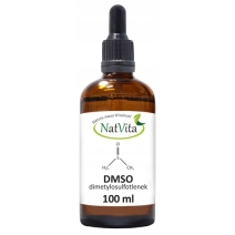 DMSO Dimetylosulfotlenek 99,7% Szkło 100 ml Natvita
