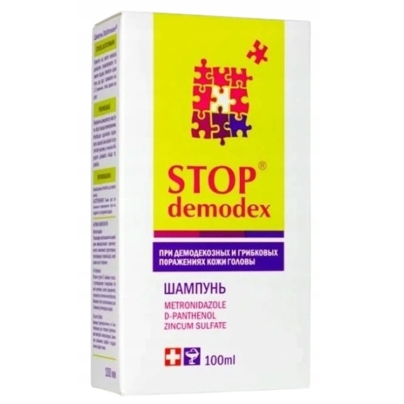 Stop Demodex Szampon do włosów Demodekoza Nużyca 100 ml cena 11,28$