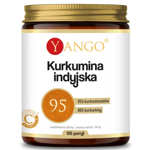 Kurkumina indyjska 50 g Yango cena 93,90zł