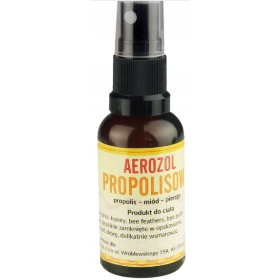 Aerozol Propolisowy Propolis Pierzga Miód 50 ml MediaCom Press cena 21,00zł