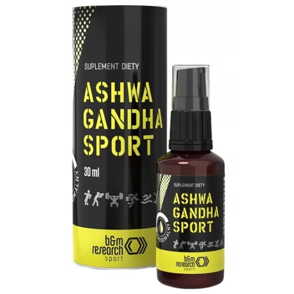 B&M Research ASHWAGANDHA Liposomalna SPORT 30 ml cena 89,00zł