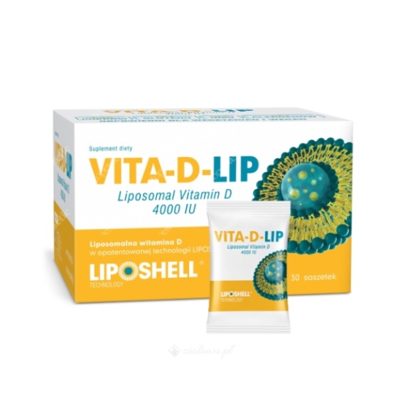 Vita-D-LIP liposomal wit D 4000 30 sasz. cena 61,00zł
