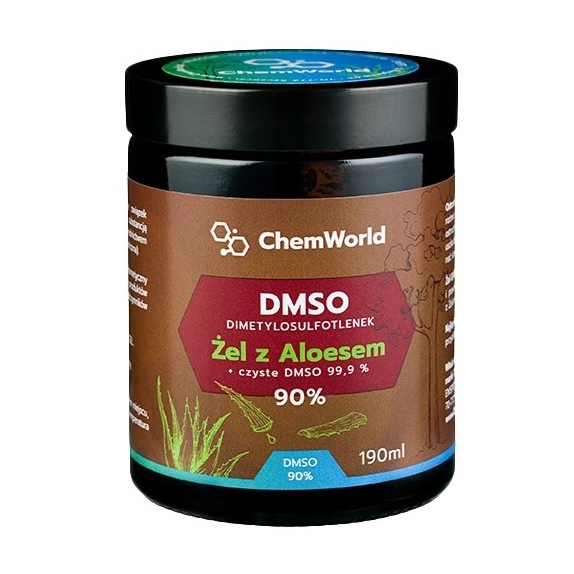 DMSO 90% CZDA w Żelu Aloesowym Aloe Vera Gel 190 ml ChemWorld cena €23,78