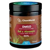 DMSO 90% CZDA w Żelu Aloesowym Aloe Vera Gel 190 ml ChemWorld