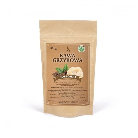 Raw Forest Kawa Grzybowa z soplówką 100g cena 89,00zł