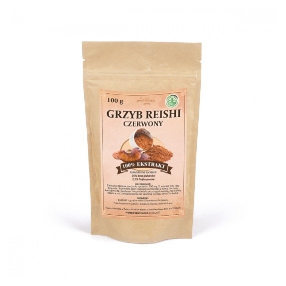 Raw Forest Grzyb Reishi czerwony 100 g  cena €22,42