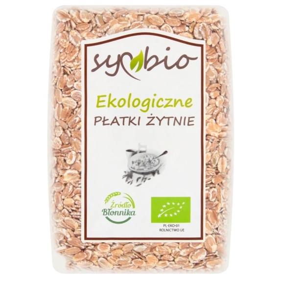 Płatki żytnie ekologiczne 300 g Symbio cena 5,93zł