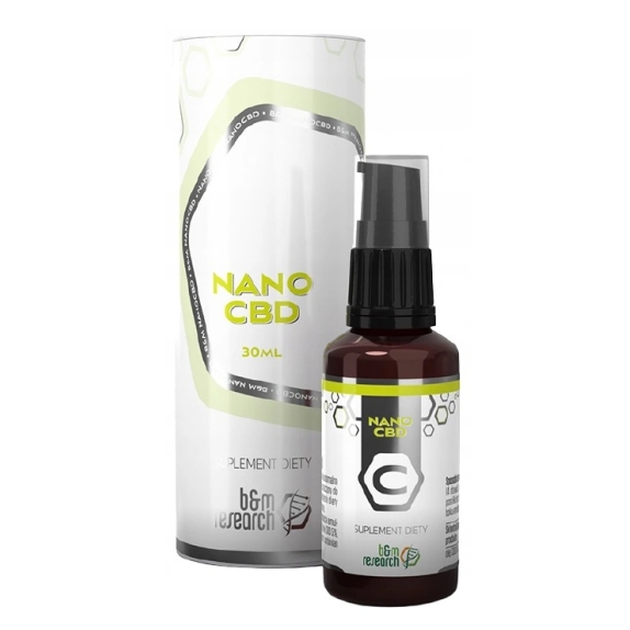 B&M Research Olejek CBD NANOCBD liposomalna formuła 30 ml cena 40,23$