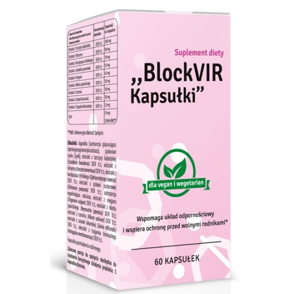 BlockVIR 60 kapsułek cena 14,70$