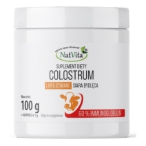 Natvita Colostrum Krowie Liofilizowane 60% IgG 100 g