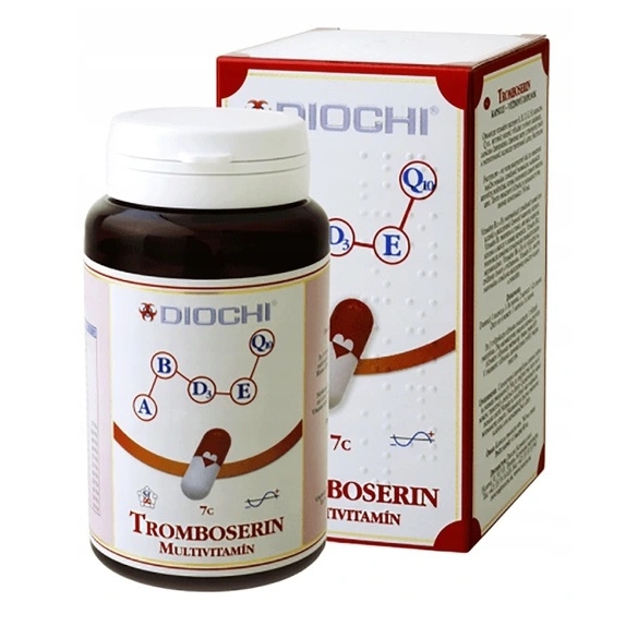 Diochi Tromboserin Multivitamin 80 kapsułek cena 164,00zł