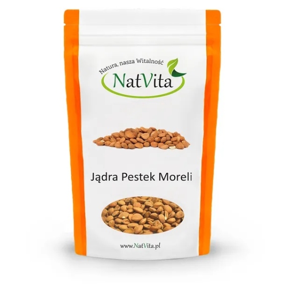 Jądra pestek moreli gorzkie B17 1400 g NatVita cena 96,60zł