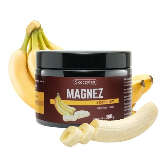 Magnez z Bananem proszek 300 g Purelab Marek Skoczylas cena €14,27