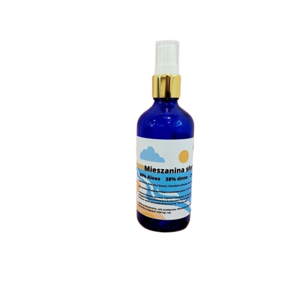 Spray DMSO 38% Mieszanina słoneczna Aloes Witamina C 100 ml Kopiec Zdrowia cena 49,00zł