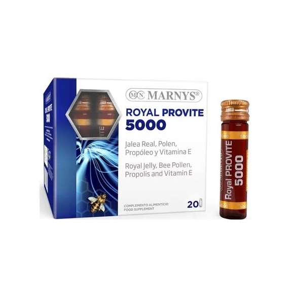 Marnys royal provite 5000 propolis mleczko pszczele witamina E 20 fiolek  cena 20,76$