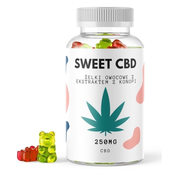 Hemp Żelki SWEET CBD 250 mg 125 g cena €11,30