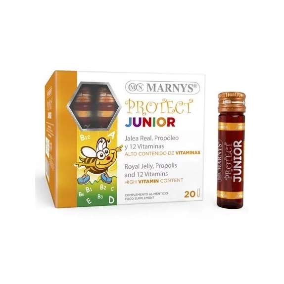 Protect Junior Propolis KOMPLEKS WITAMIN 20 fiolek MARNYS cena 46,89zł