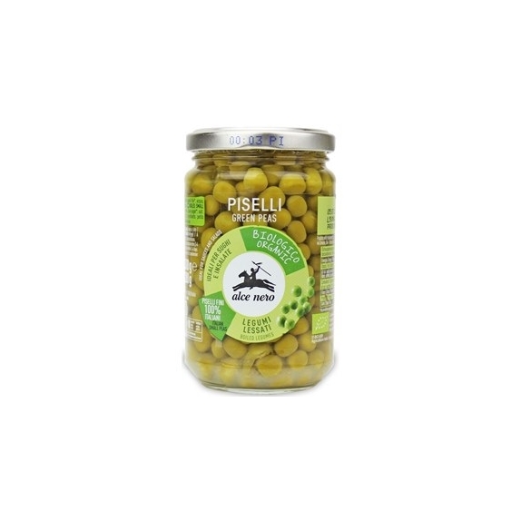 Groszek zielony w zalewie 300 g (200 g) BIO Alce Nero cena €2,65