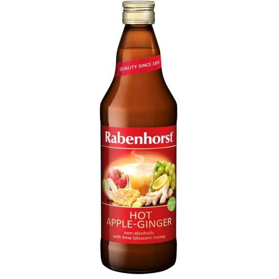 Napój zimowy na ciepło jabłko - imbir - miód lipowy BIO 750 ml Rabenhorst cena 16,09zł