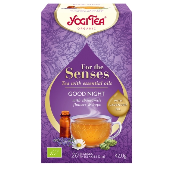 Herbata spokojna noc good night 17 saszetek x 2,1 g Yogi Tea  cena €3,06