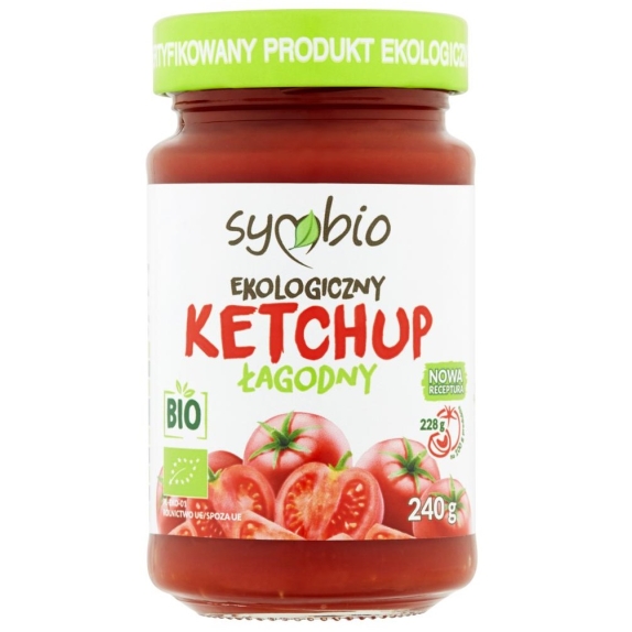 Ketchup łagodny BIO 240 g Symbio cena 6,99zł