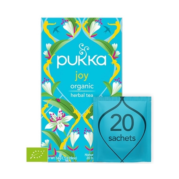 Pukka joy lepsze samopoczucie 20 saszetek BIO cena 7,26$