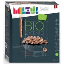 Płatki żytnio-owsiane bez dodatku cukrów 300 g BIO Milzu