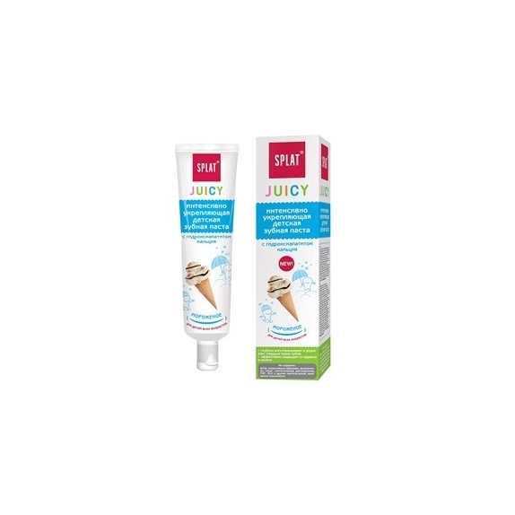 Pasta do zębów dla dzieci juicy ice-cream bez fluoru 35 ml Splat (Baby)  cena 9,99zł