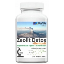 Javia Med Zeolit + Bentonit Detox 240 kapsułek