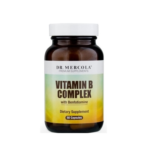 Dr Mercola Witamina B-Complex 60 kapsułek  cena €35,08