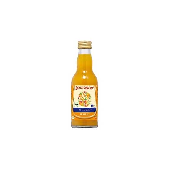 Shot owocowy jabłko-pomarańcza-mango z marchwią BIO 200ml Beutelsbacher cena 8,19zł
