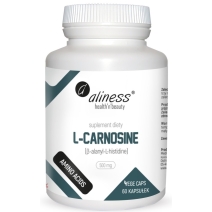 Aliness l-carnosine 500 mg 60 vege kapsułek